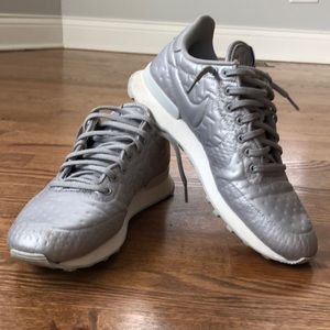 Metallic Silver Nikes